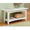 Alaterre Furniture Shaker Cottage Bench with Shelf, Ivory ASCA03IV - alternate 4